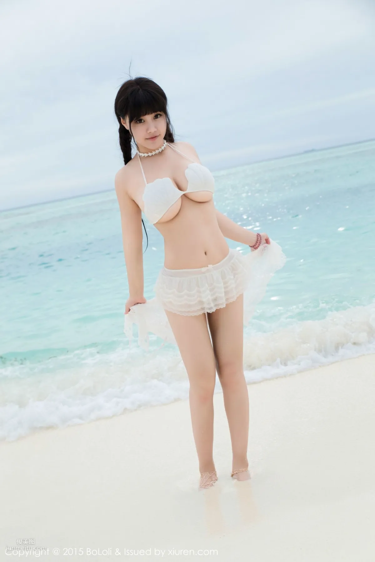 Barbie可兒《馬爾代夫旅拍》海邊和沙灘篇 [BoLoli波蘿社] Vol.057 寫真集 20