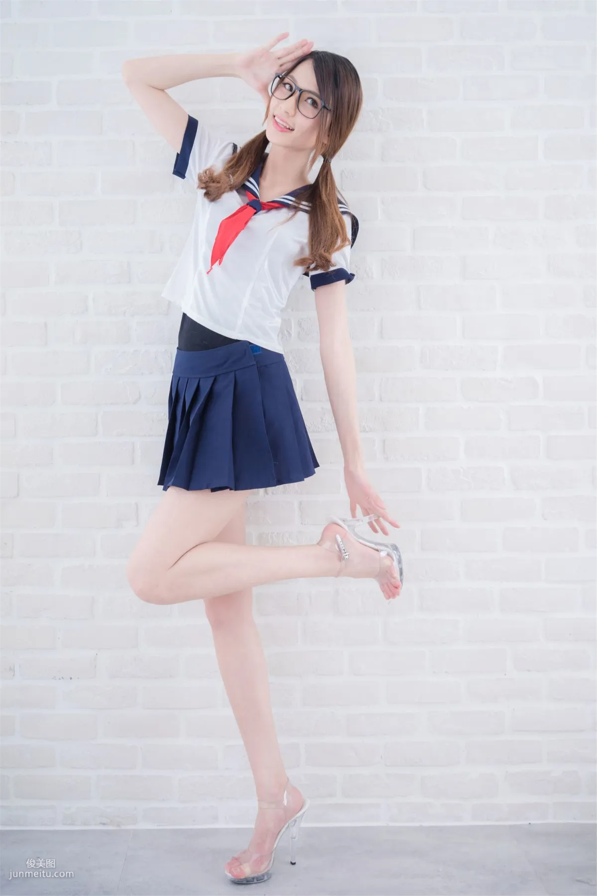 台灣正妹Candice蔡譯心《清新水手服學妹》寫真集 18
