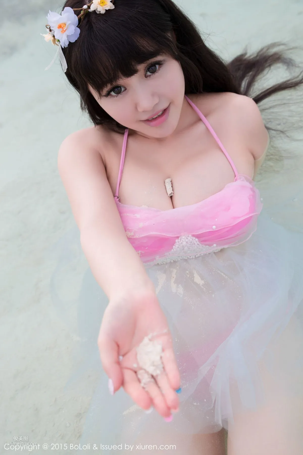 Barbie可兒《馬爾代夫旅拍》海邊和沙灘篇 [BoLoli波蘿社] Vol.057 寫真集 48