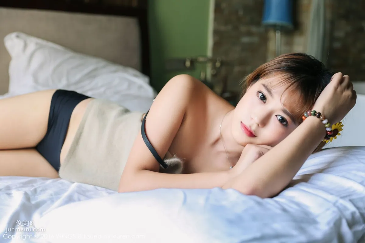 檸檬vivi - 極品短發帥氣模特[WingS影私荟] Vol.019 寫真集 45