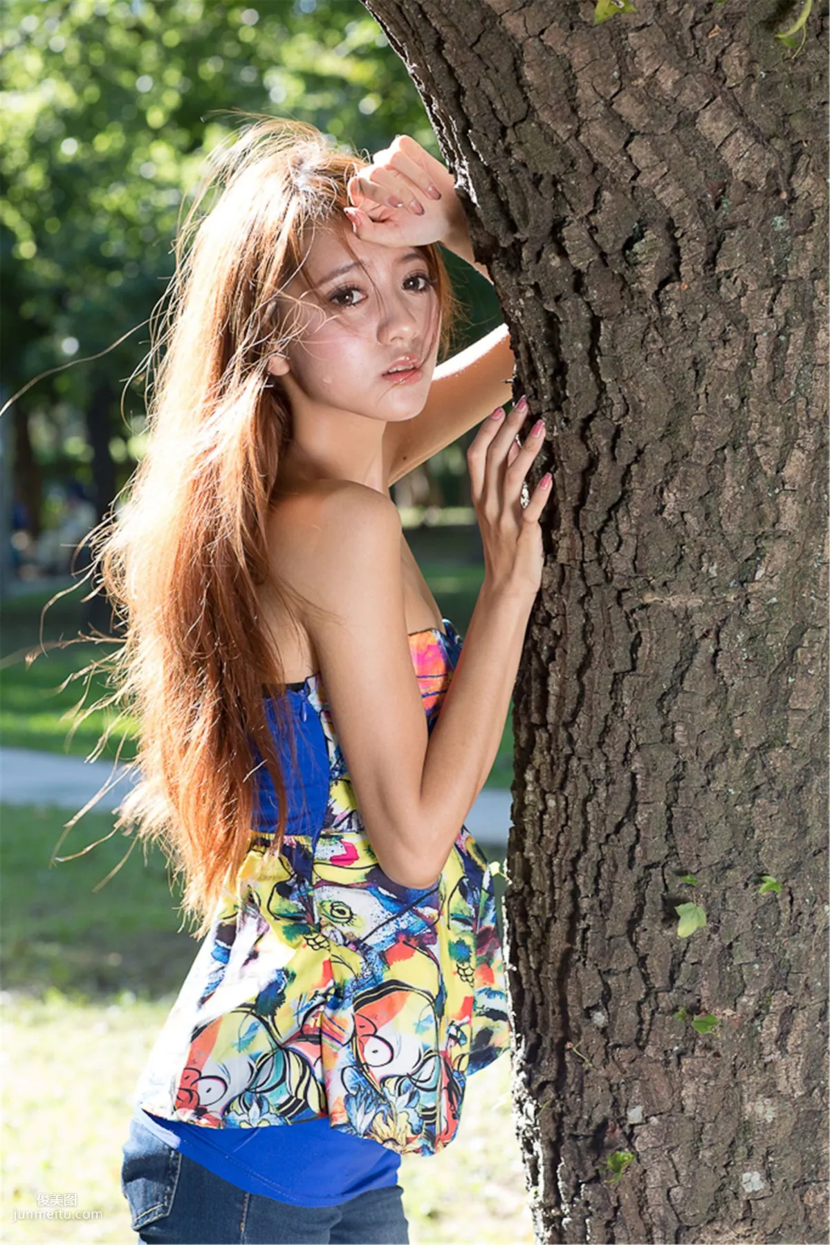 台灣美女妍安/呂芷葇《大安森林公園外拍》寫真集 26
