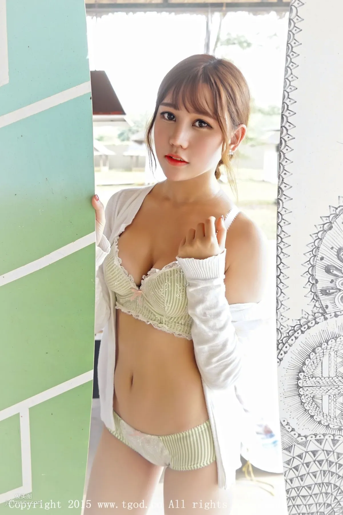 Milk楚楚《一抹甜美小清新》 [TGOD推女神] 寫真集 29