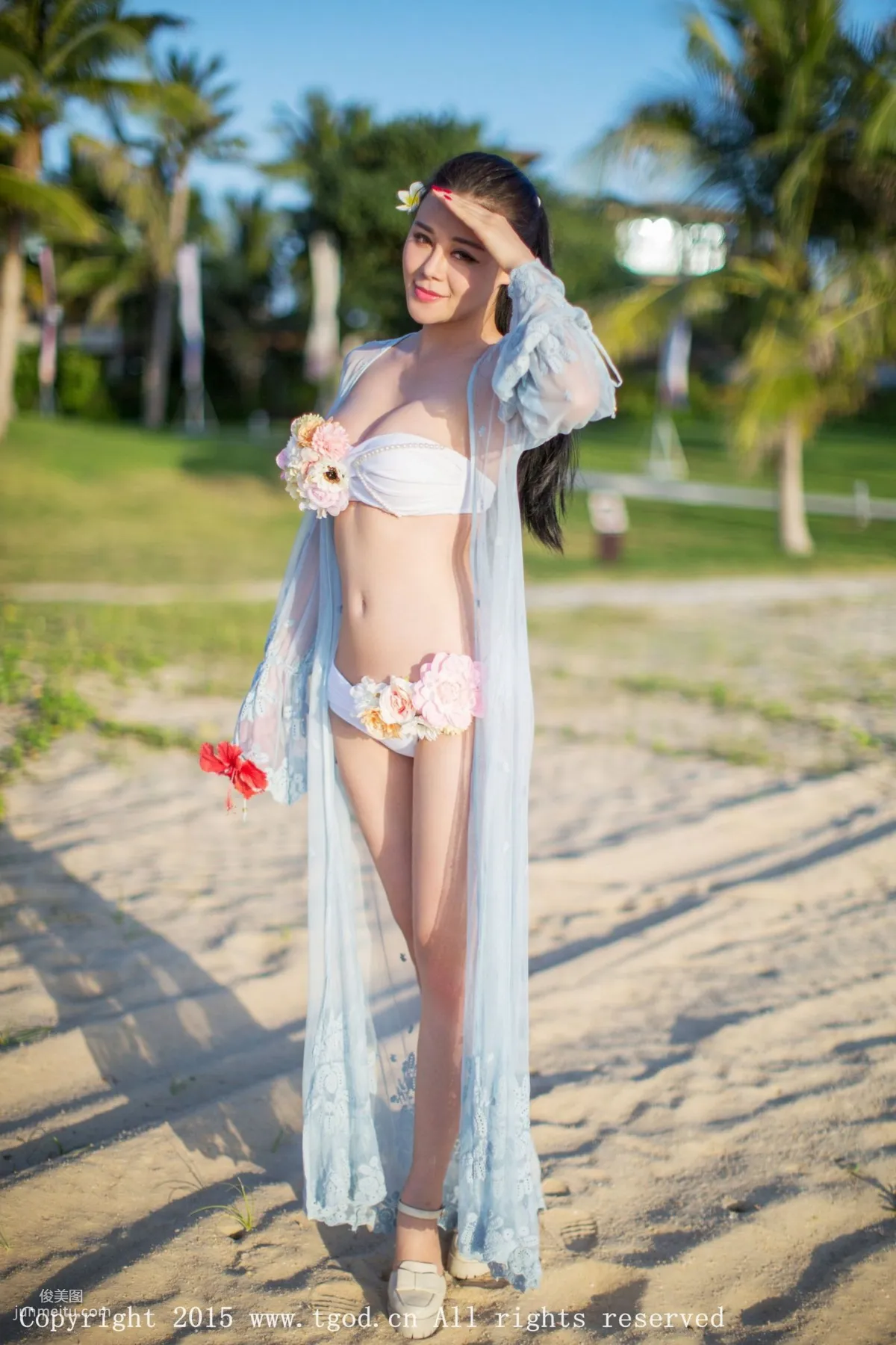 葉佳頤《沙灘上的性感 讓人情難自抑》 [TGOD推女神] 寫真集 27