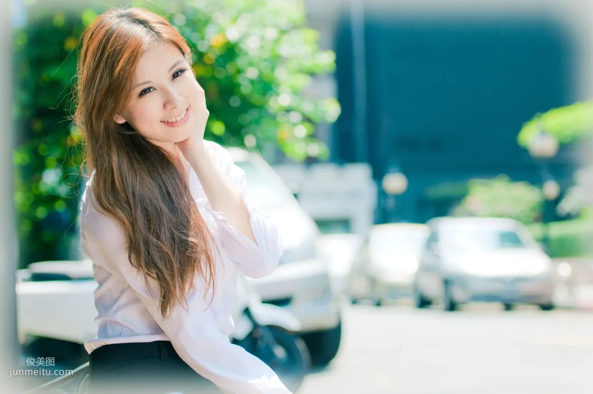 台灣美女小米Kate su《甜美長裙系列外拍》寫真集 16