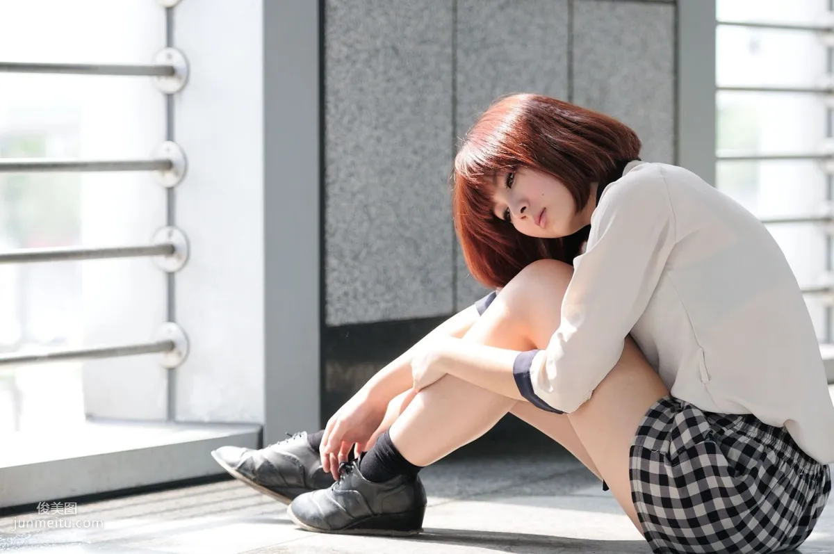 短發美女小豬patty《2組小清新街拍》寫真集 27