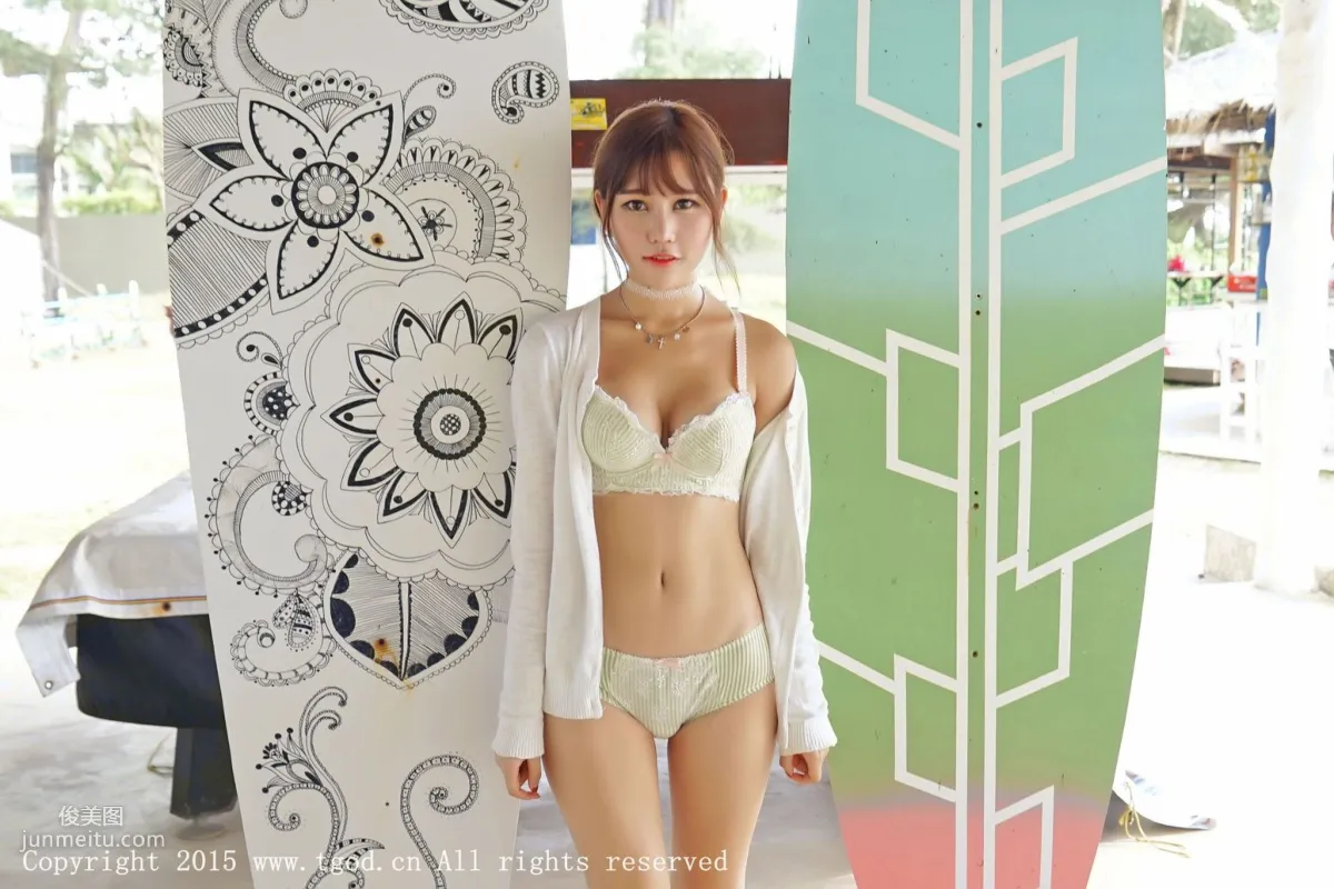 Milk楚楚《一抹甜美小清新》 [TGOD推女神] 寫真集 24