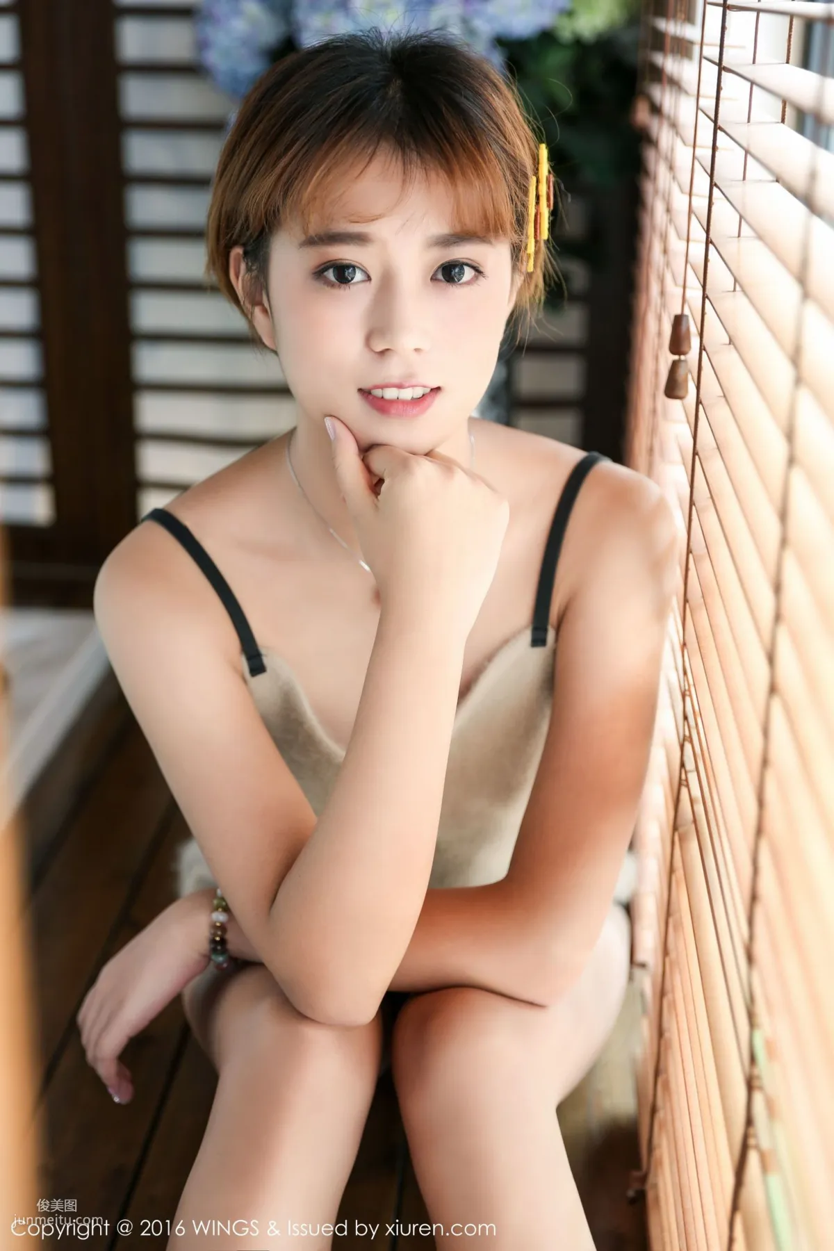 檸檬vivi - 極品短發帥氣模特[WingS影私荟] Vol.019 寫真集 22