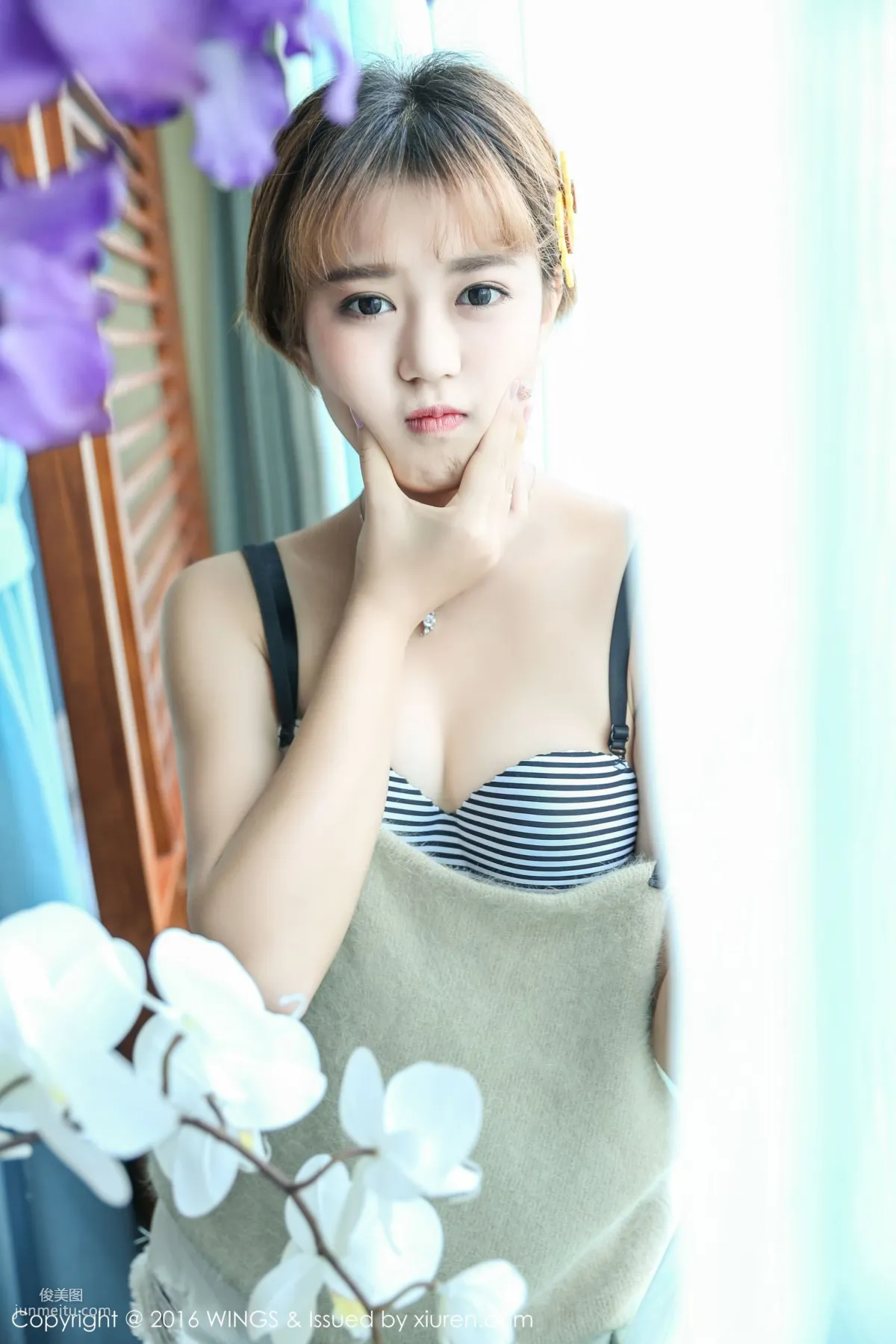檸檬vivi - 極品短發帥氣模特[WingS影私荟] Vol.019 寫真集 6