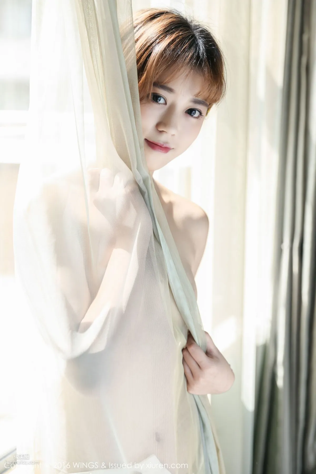 檸檬vivi - 極品短發帥氣模特[WingS影私荟] Vol.019 寫真集 21