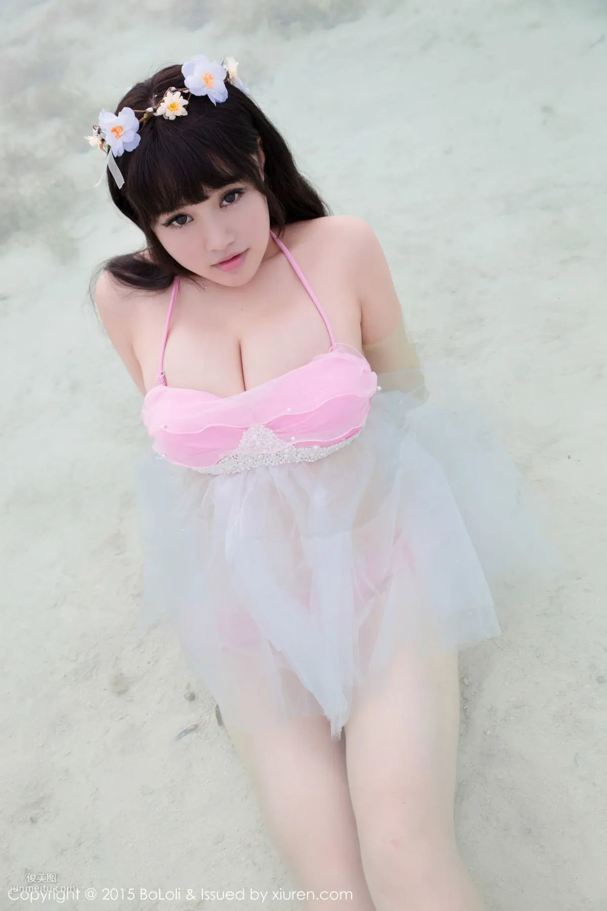 Barbie可兒《馬爾代夫旅拍》海邊和沙灘篇 [BoLoli波蘿社] Vol.057 寫真集 46