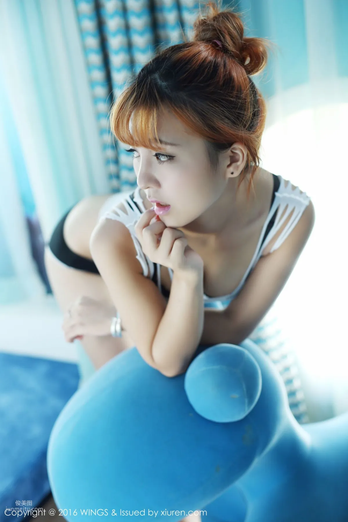 奚夢嬌《清純甜美的鄰家女郎》[WingS影私荟] Vol.011 寫真集 45