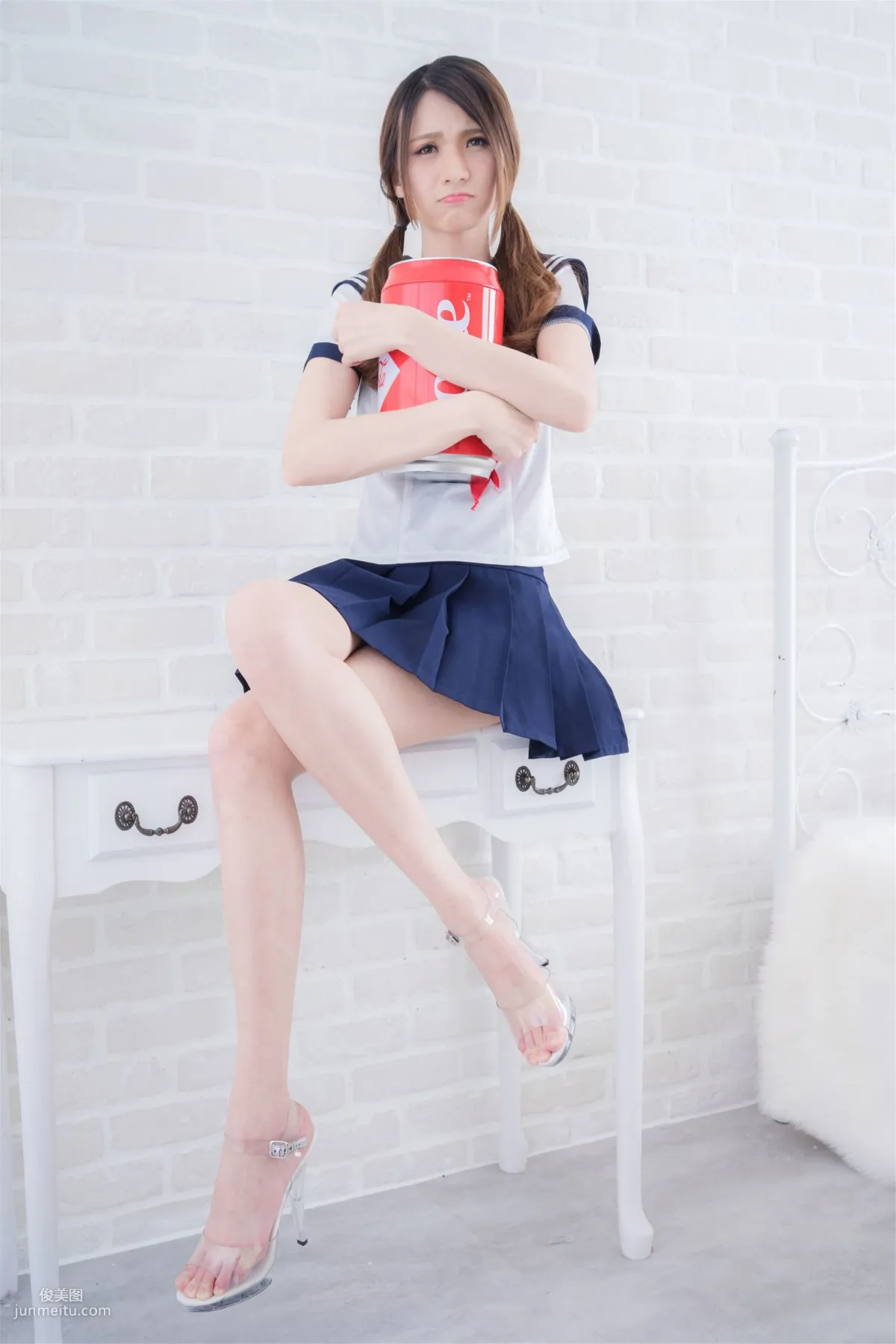 台灣正妹Candice蔡譯心《清新水手服學妹》寫真集 3