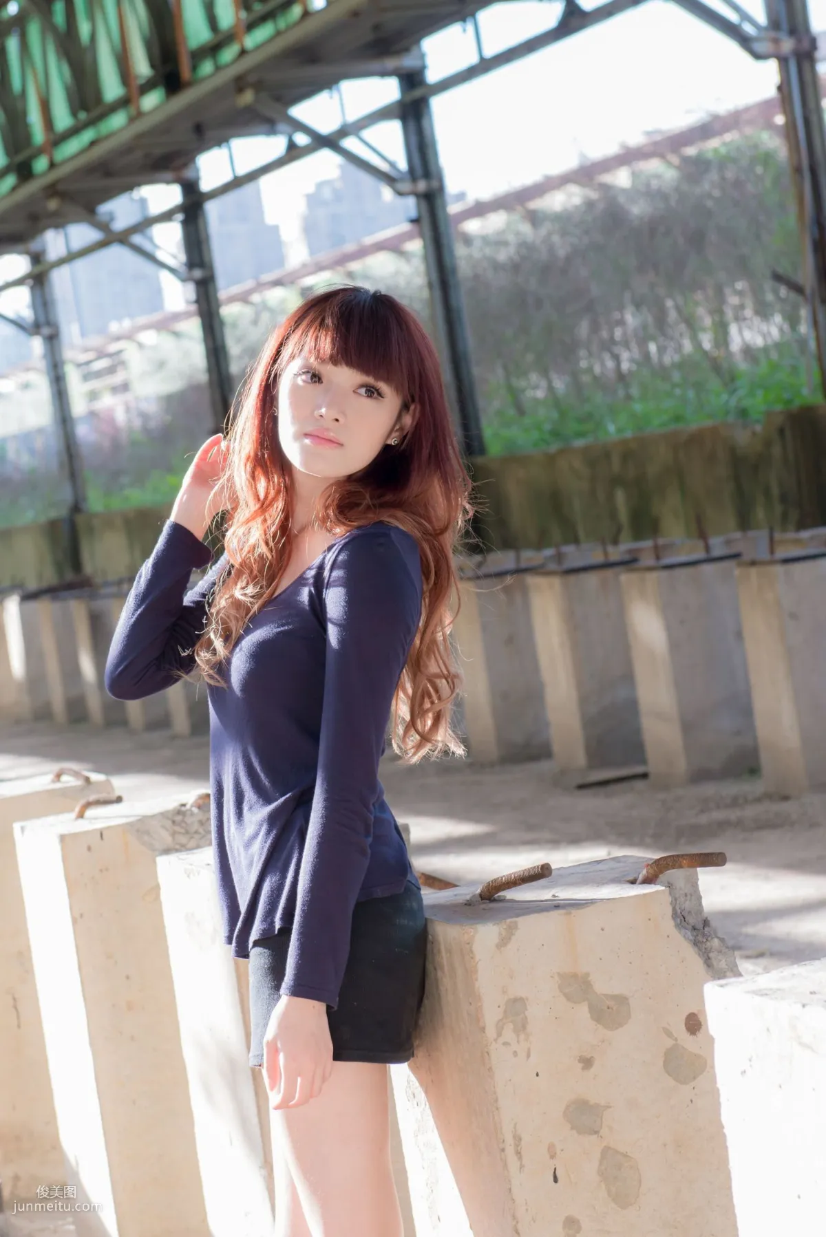 台灣正妹林崗怡Didy《廢墟車站唯美外拍》寫真集 5