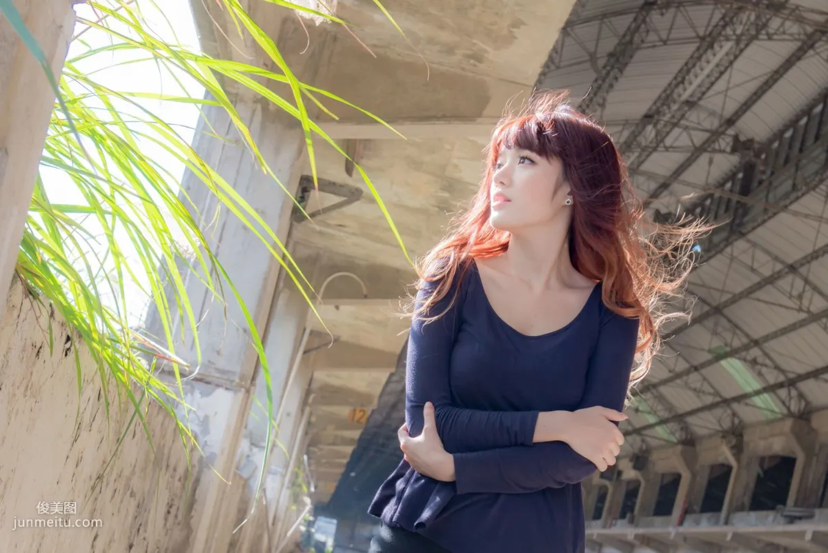 台灣正妹林崗怡Didy《廢墟車站唯美外拍》寫真集 34