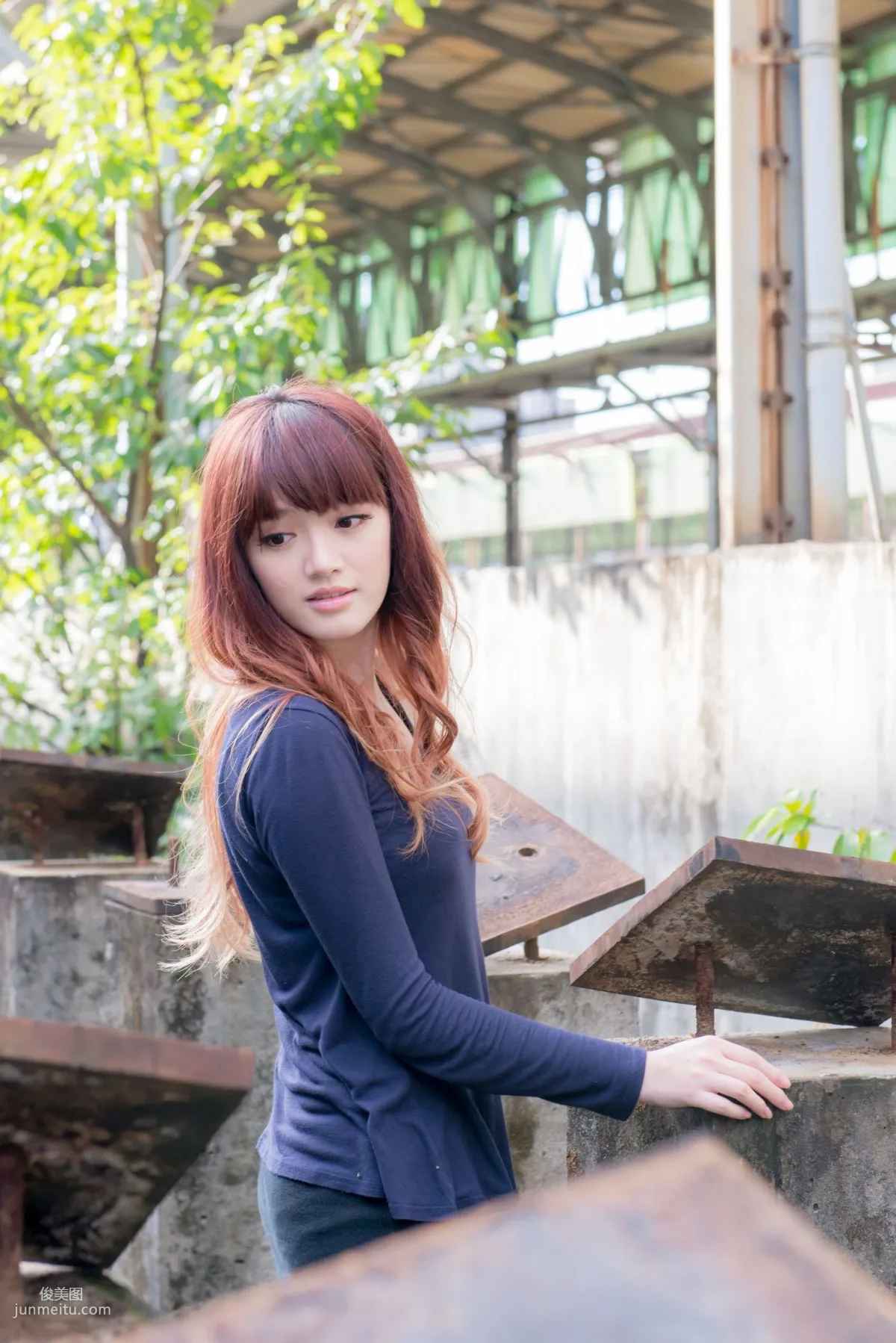 台灣正妹林崗怡Didy《廢墟車站唯美外拍》寫真集 7
