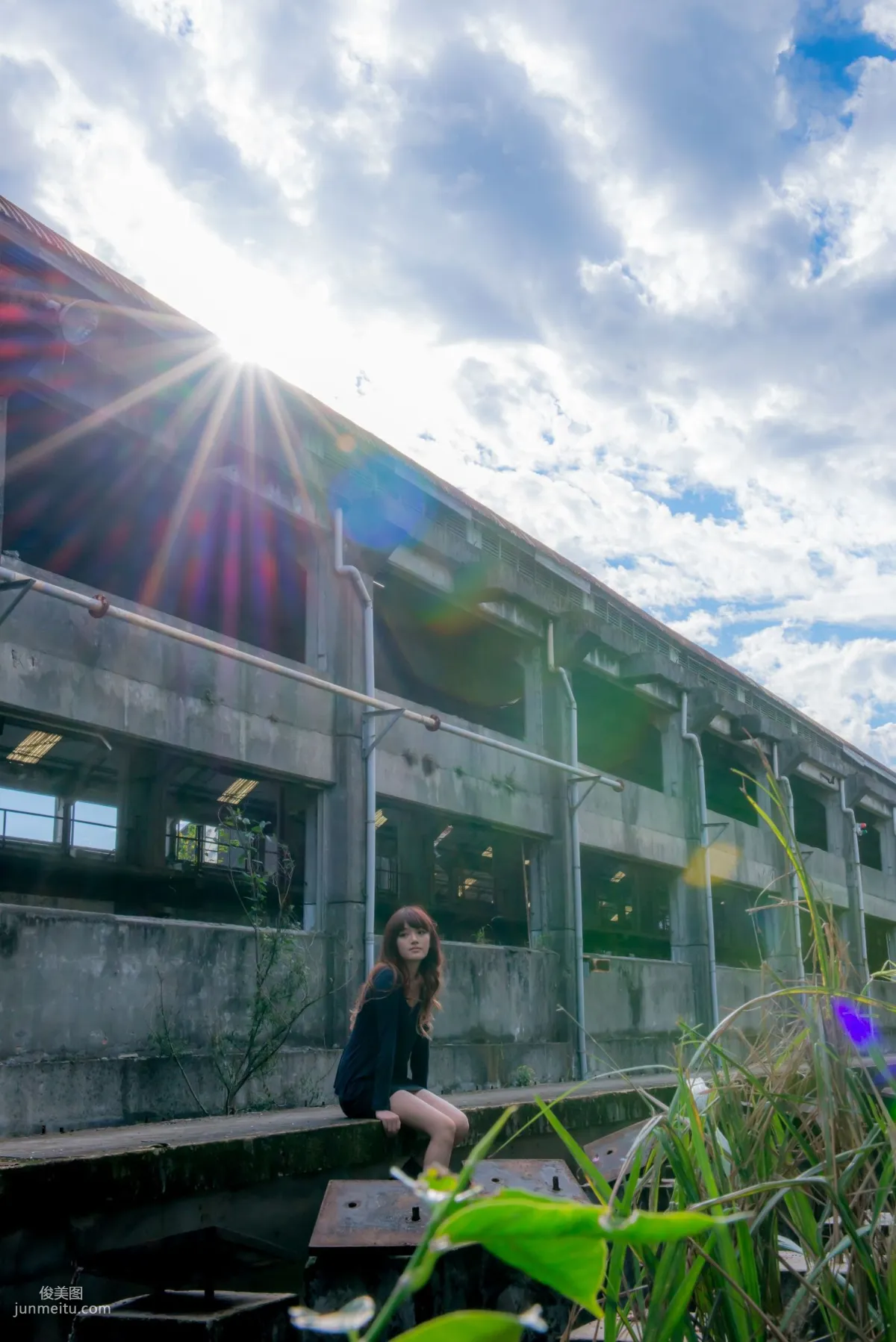 台灣正妹林崗怡Didy《廢墟車站唯美外拍》寫真集 9