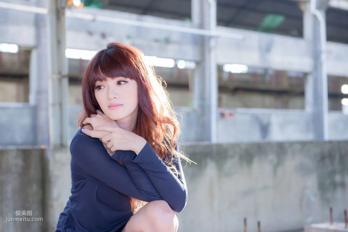 台灣正妹林崗怡Didy《廢墟車站唯美外拍》寫真集 45