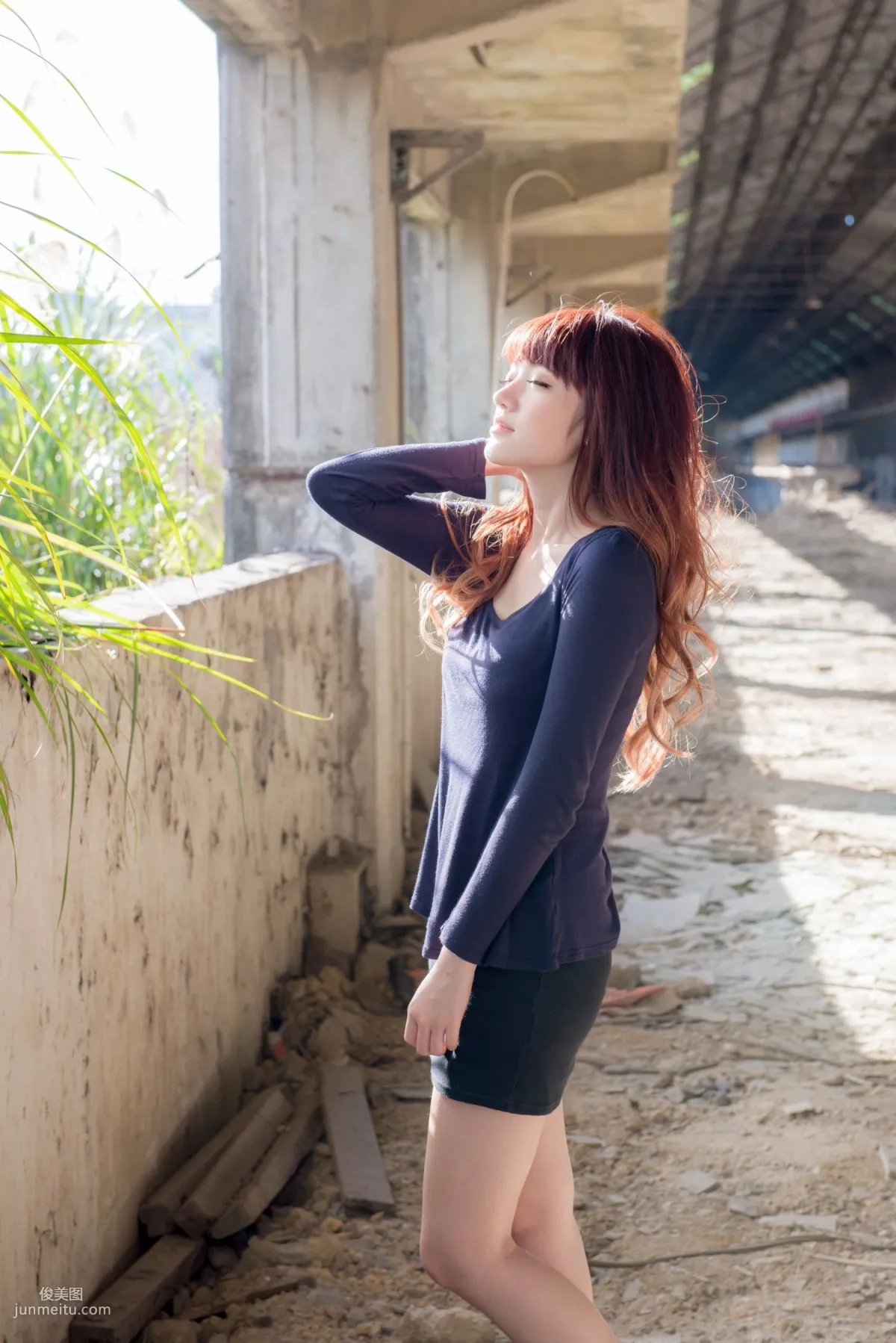 台灣正妹林崗怡Didy《廢墟車站唯美外拍》寫真集 13