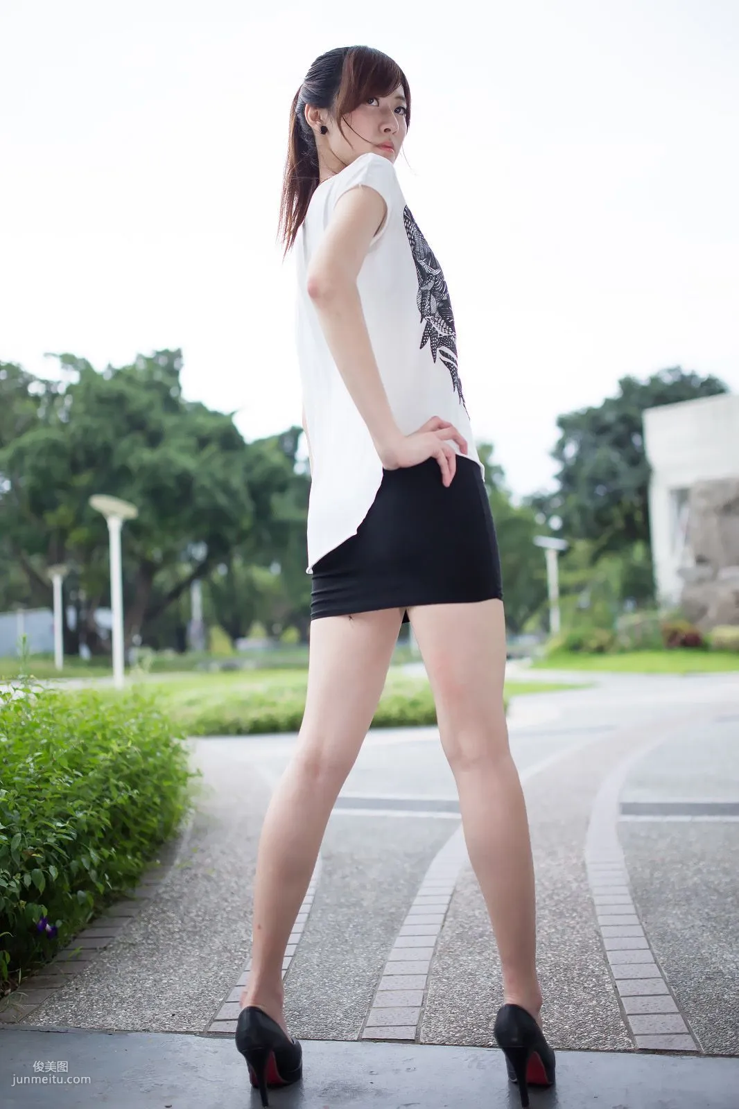 台灣模特Queena/林茉晶《公園外拍》寫真集 35