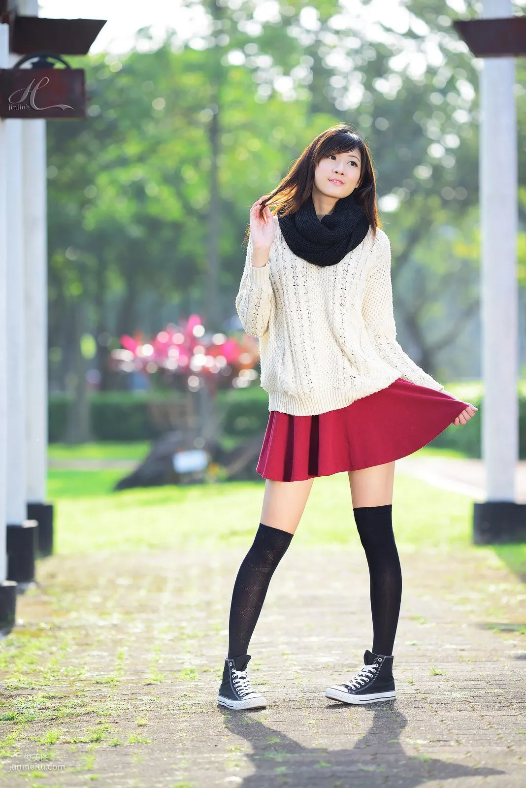 台湾美女林茉晶/Queena《学妹时代》写真集5