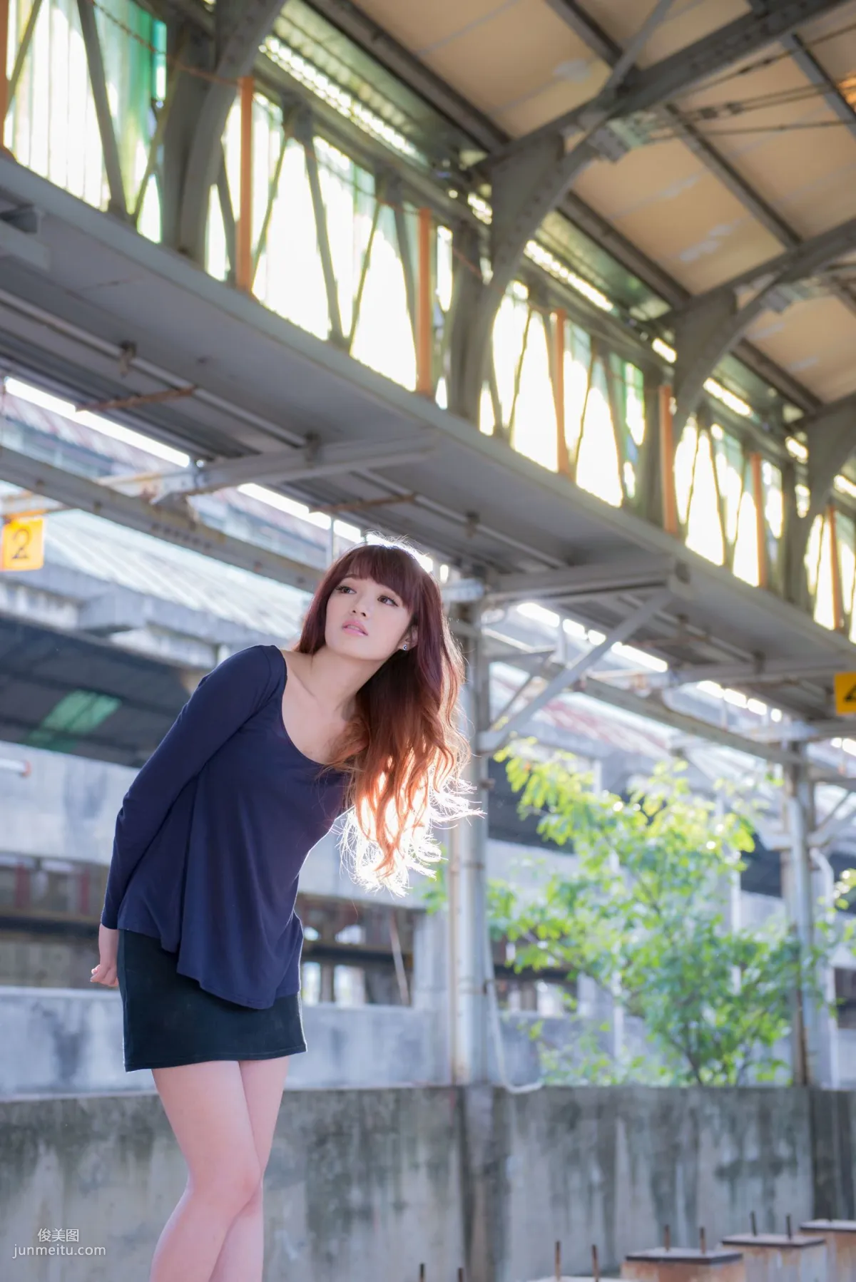 台灣正妹林崗怡Didy《廢墟車站唯美外拍》寫真集 55