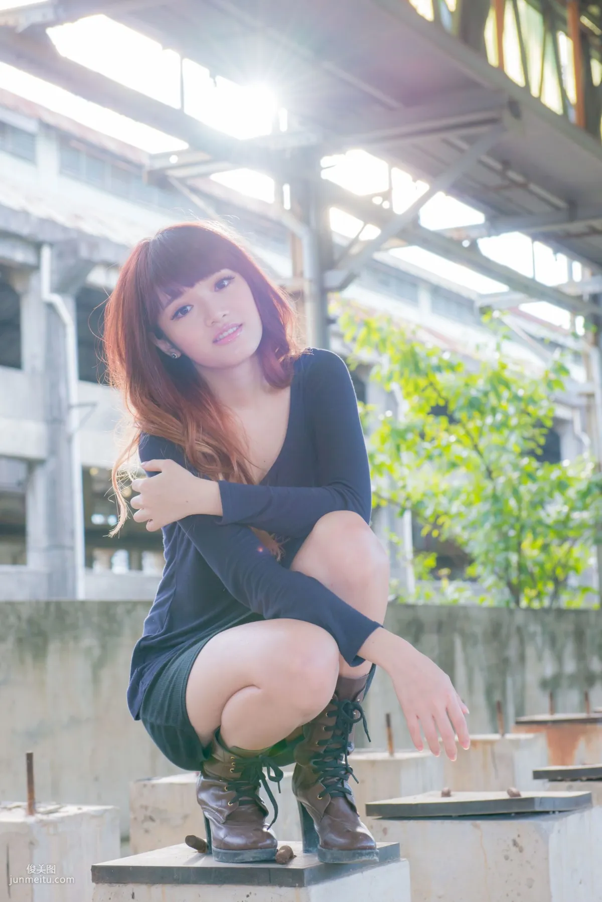 台灣正妹林崗怡Didy《廢墟車站唯美外拍》寫真集 3