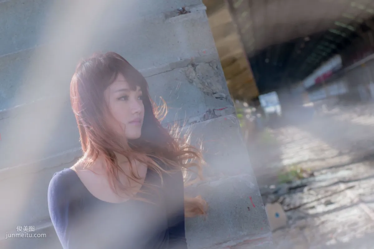 台灣正妹林崗怡Didy《廢墟車站唯美外拍》寫真集 37
