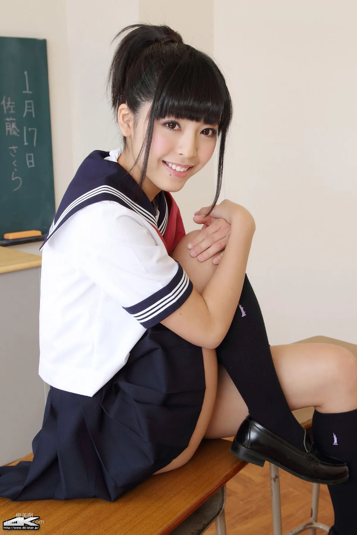 [4K-STAR] NO.00021 Sakura Sato 佐藤さくら Sailor Suit 水手服 寫真集 43