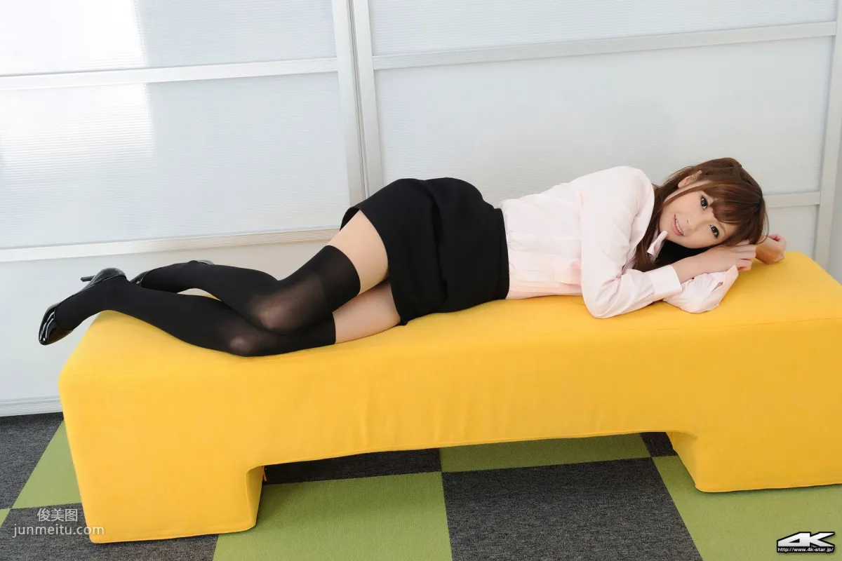 [4K-STAR] NO.00014 佐崎愛裡 Office Lady 黑絲長筒襪 寫真集 86