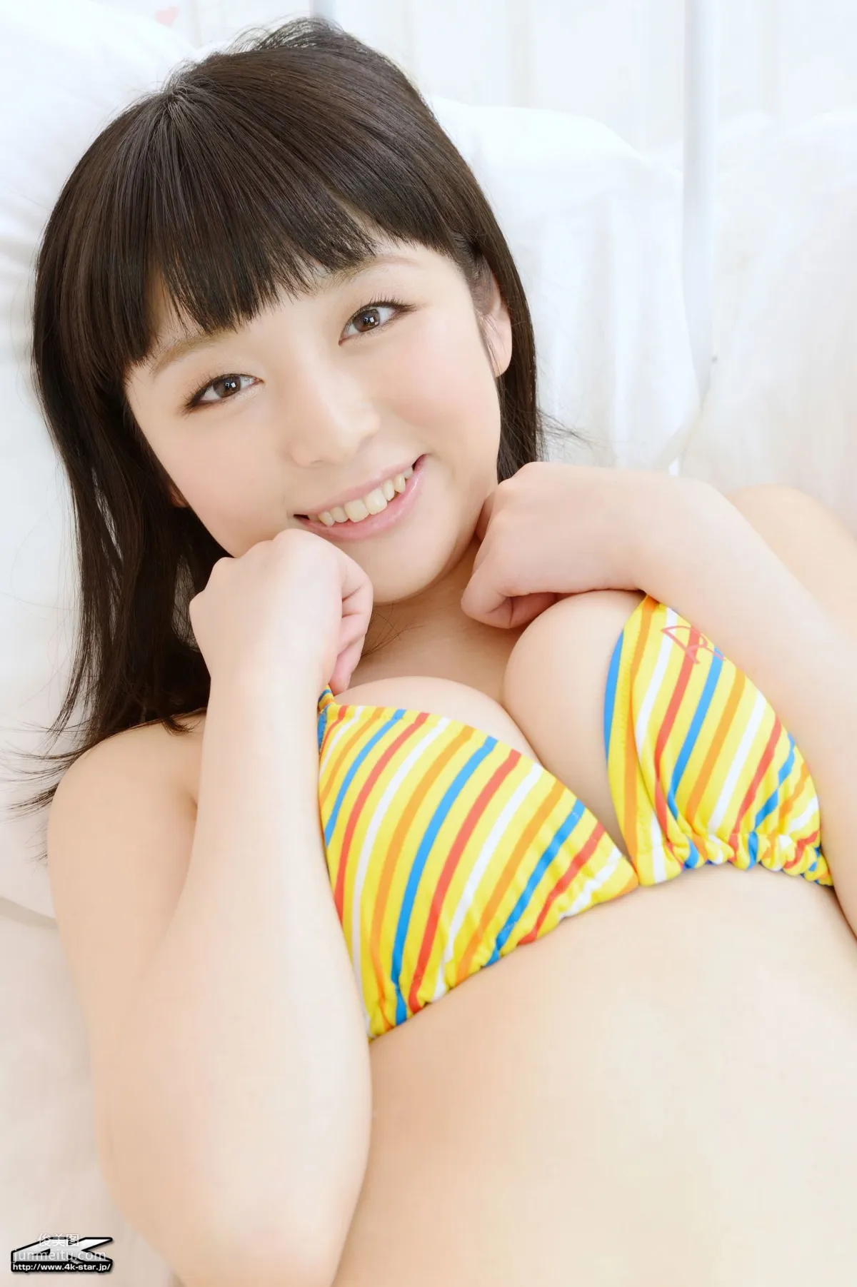 [4K-STAR] NO.00274 巨乳少女涼本惠/涼本めぐみ 水着（イエロー） 寫真集 80