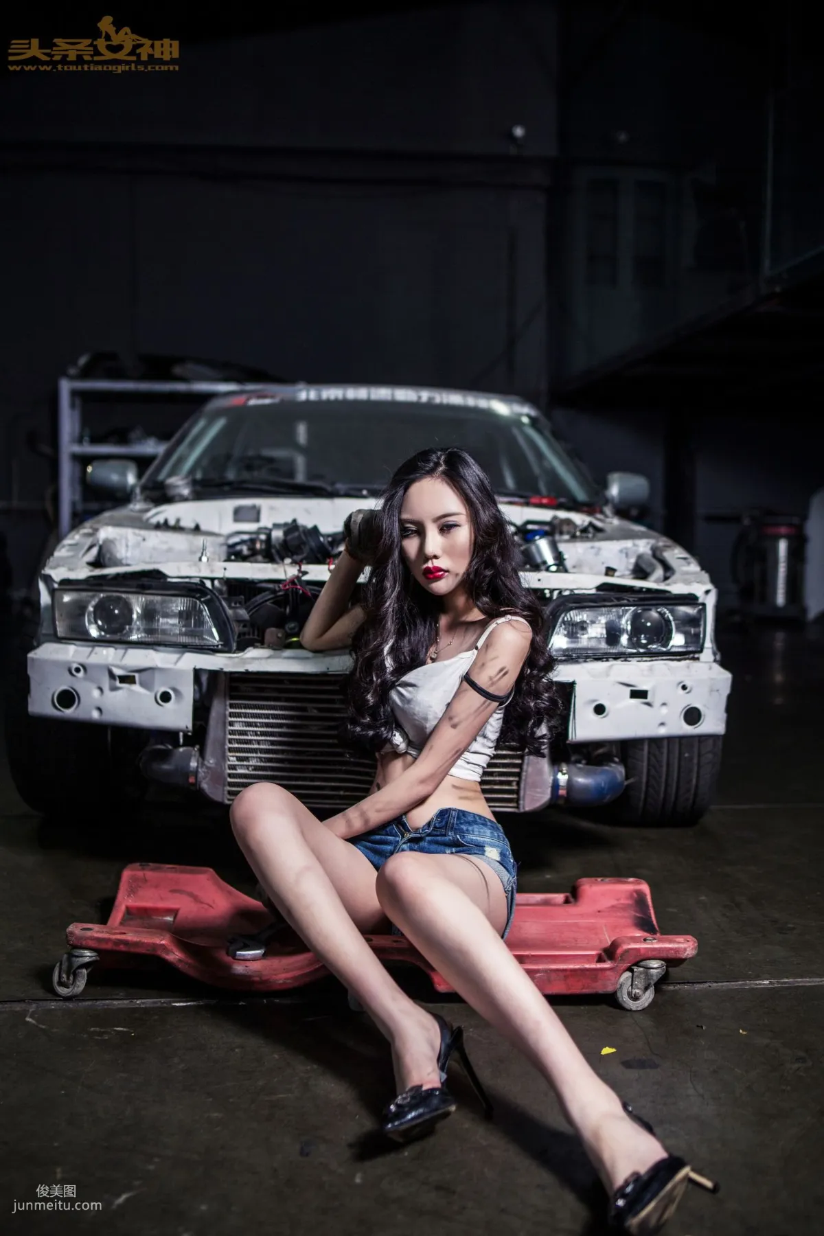 米娅《修车美女》 [头条女神] 写真集16