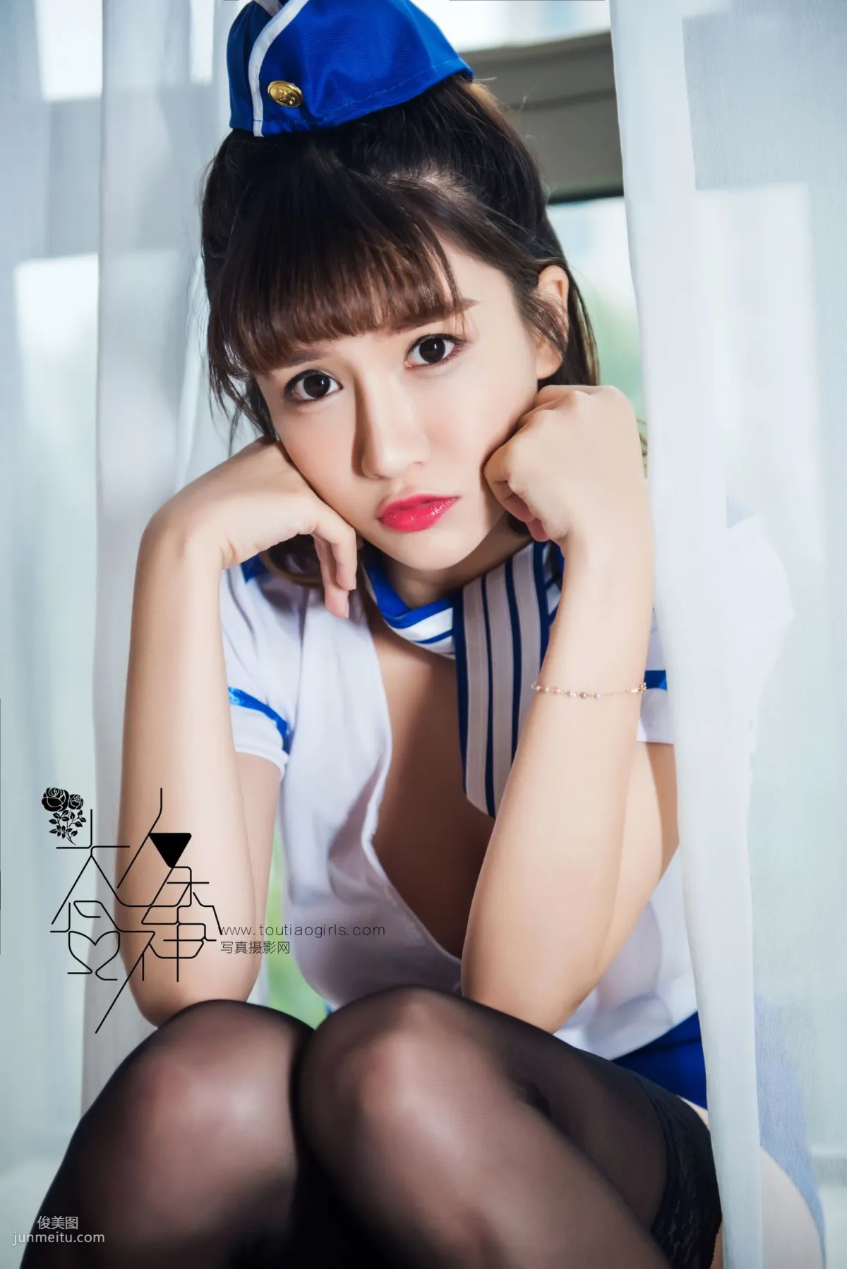 萌萌/K8傲嬌萌萌《蘿莉空乘》 [頭條女神] 寫真集 13