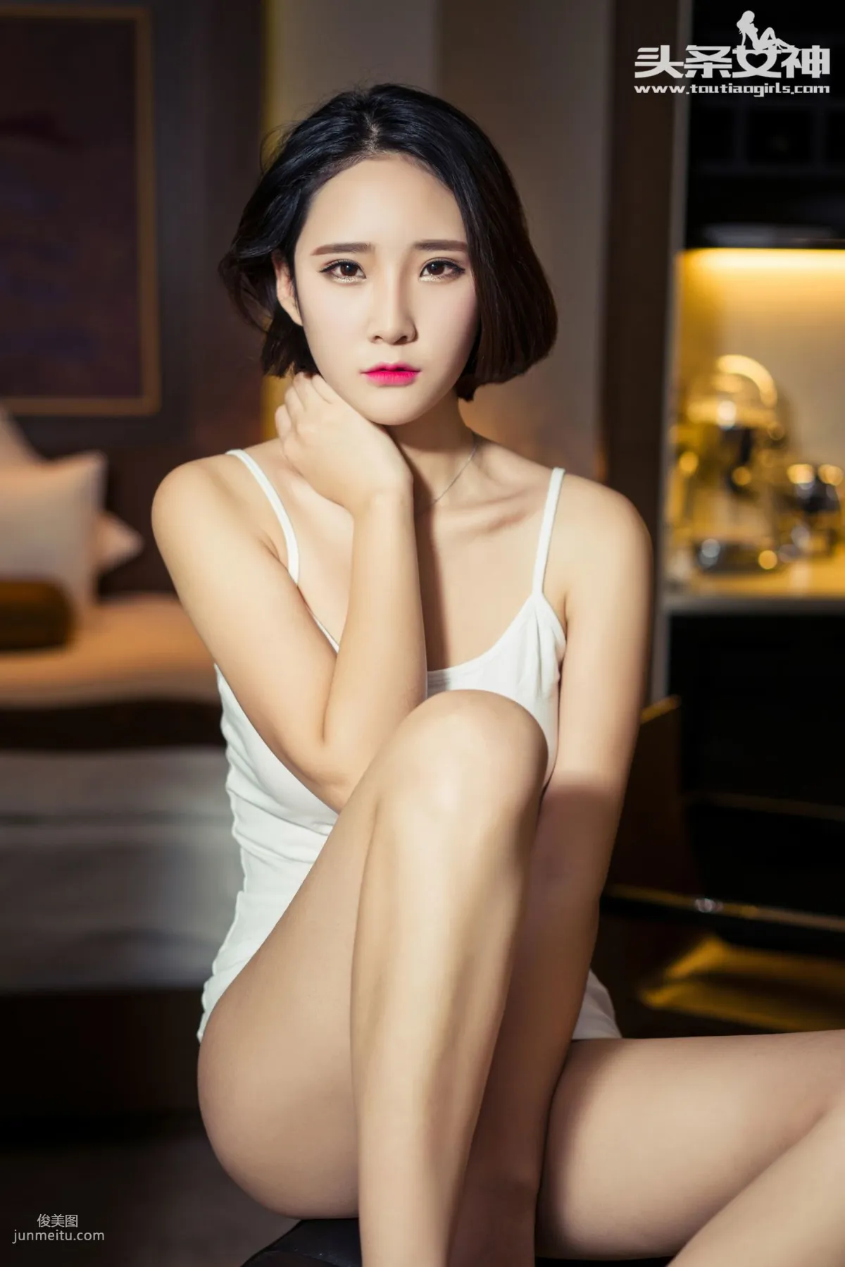 秦若兮《芊芊玉足 黃昏的邂诟》 [頭條女神] 寫真集 3