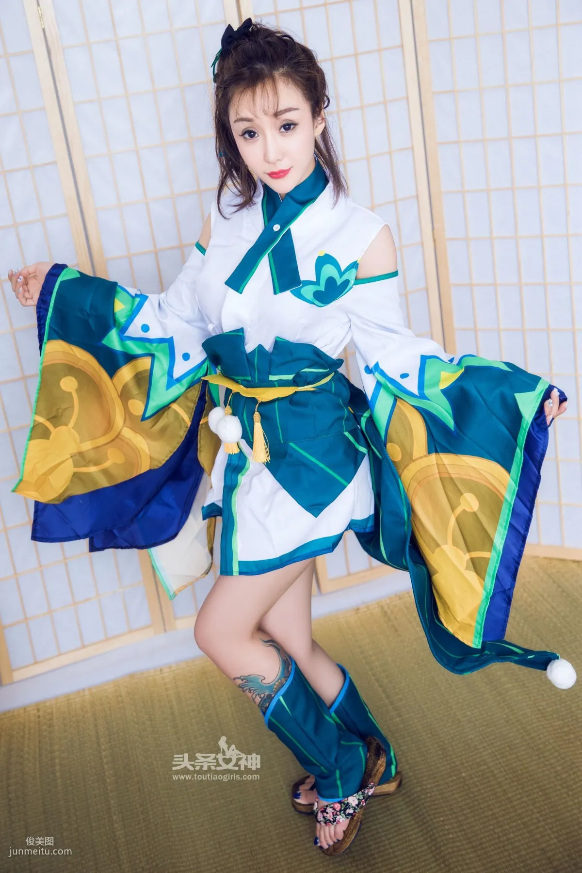 米粒儿/顾籼《御魂莹草COS》 [头条女神] 写真集16