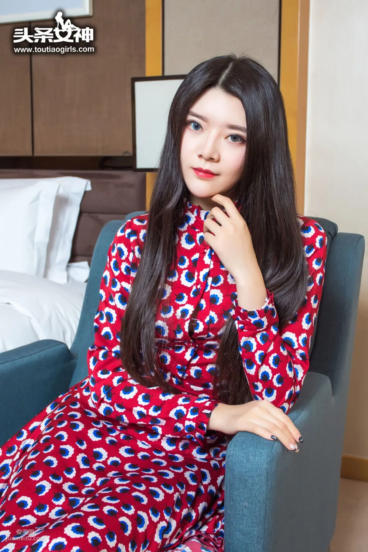 林蕾《敏感仙子 连体黑丝》 [头条女神] 写真集6