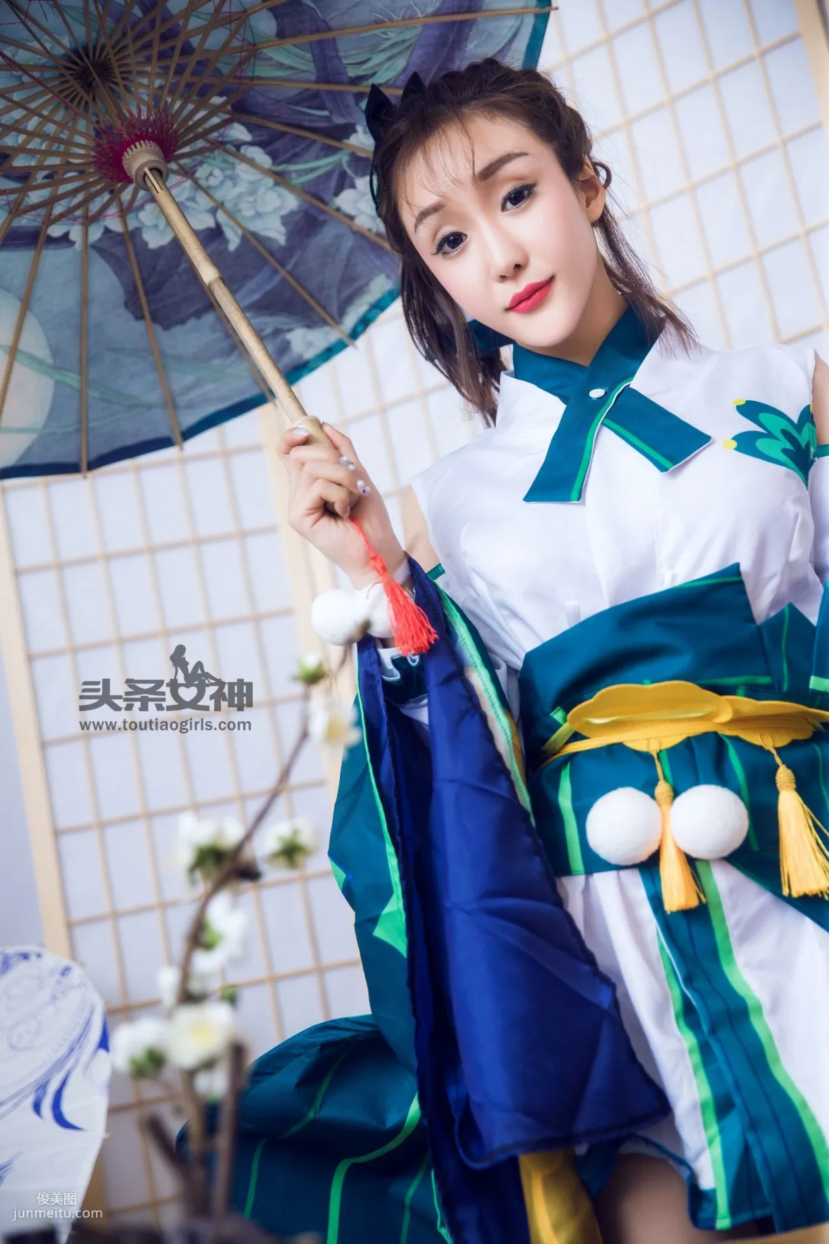 米粒儿/顾籼《御魂莹草COS》 [头条女神] 写真集11