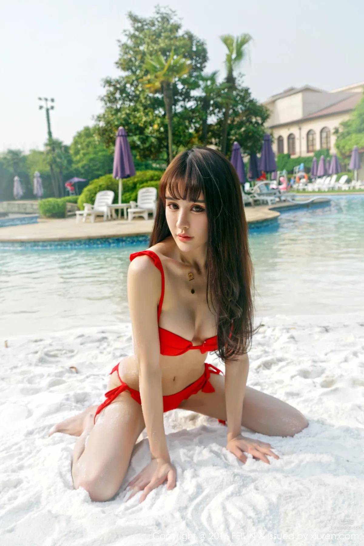 Cheryl青樹《5套比基尼系列》 [嗲囡囡FEILIN] Vol.042 寫真集 34
