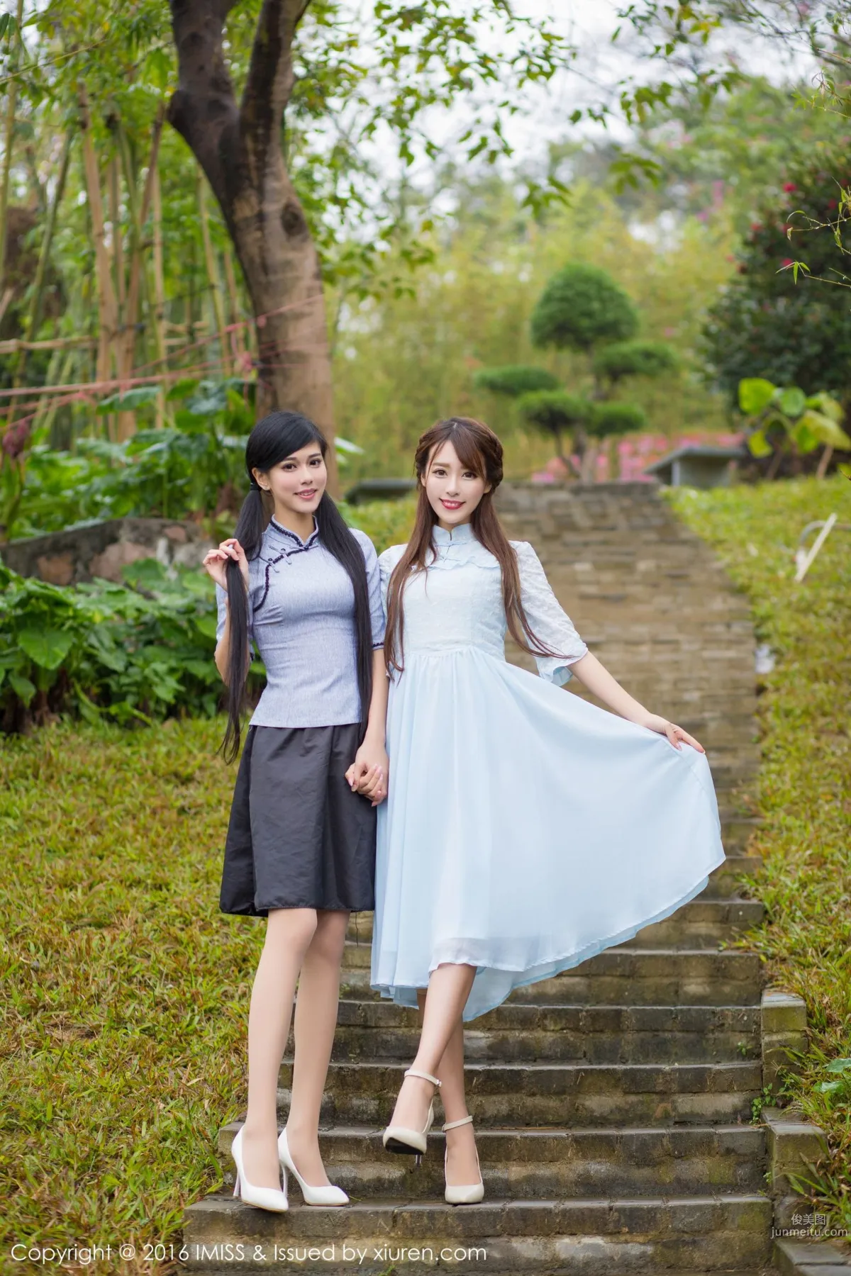 王曼妮、譚小雅《古典旗袍系列》[愛蜜社IMiss] Vol.070 寫真集 27