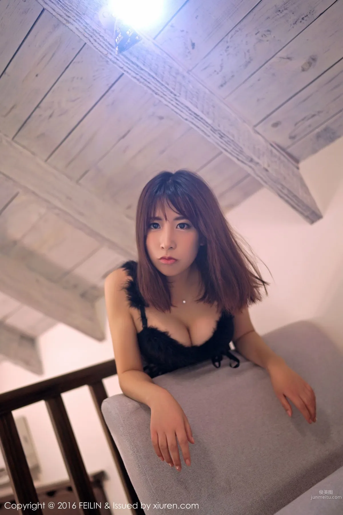 流氓小巫女《3套性感情趣裝》 [嗲囡囡FEILIN] Vol.064 寫真集 20