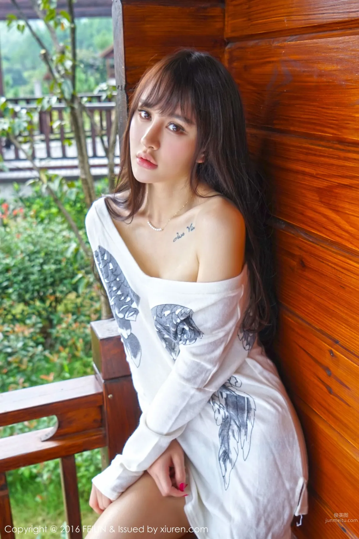 Cheryl青樹《2套性感服飾》 [嗲囡囡FEILIN] Vol.053 寫真集 12