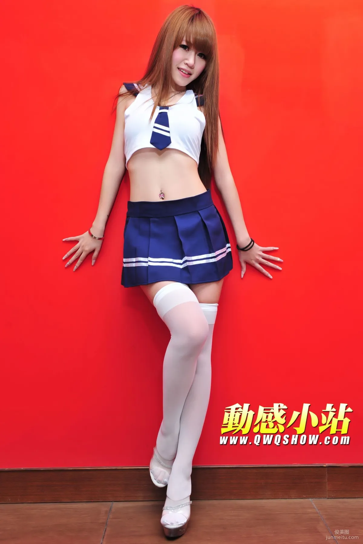 動感之星 丁丁《白絲校服妹子》 [動感小站] NO.141 寫真集 64