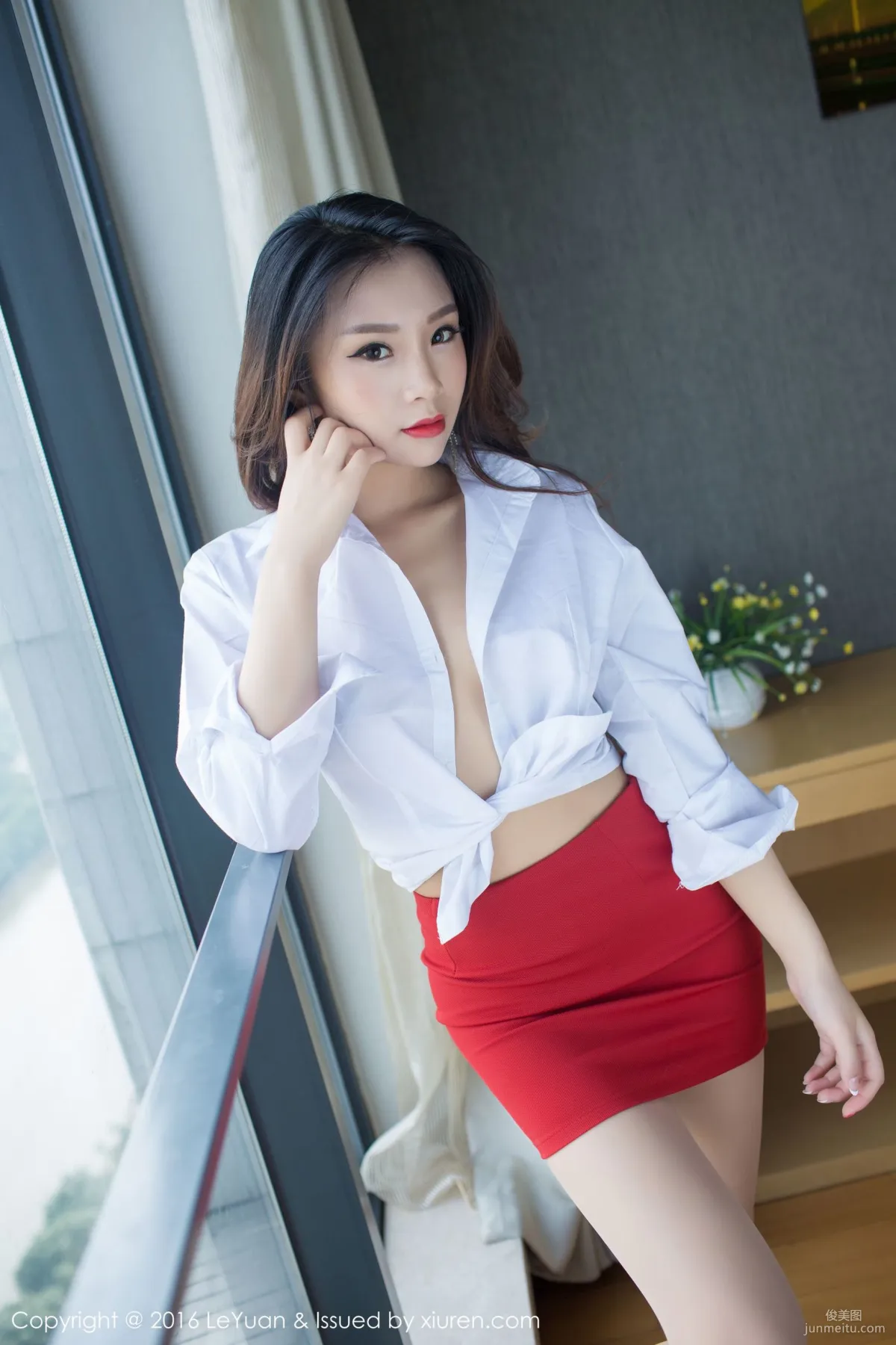 Tina 《黑絲兔女郎+OL誘惑》[星樂園LeYuan] Vol.016 寫真集 25