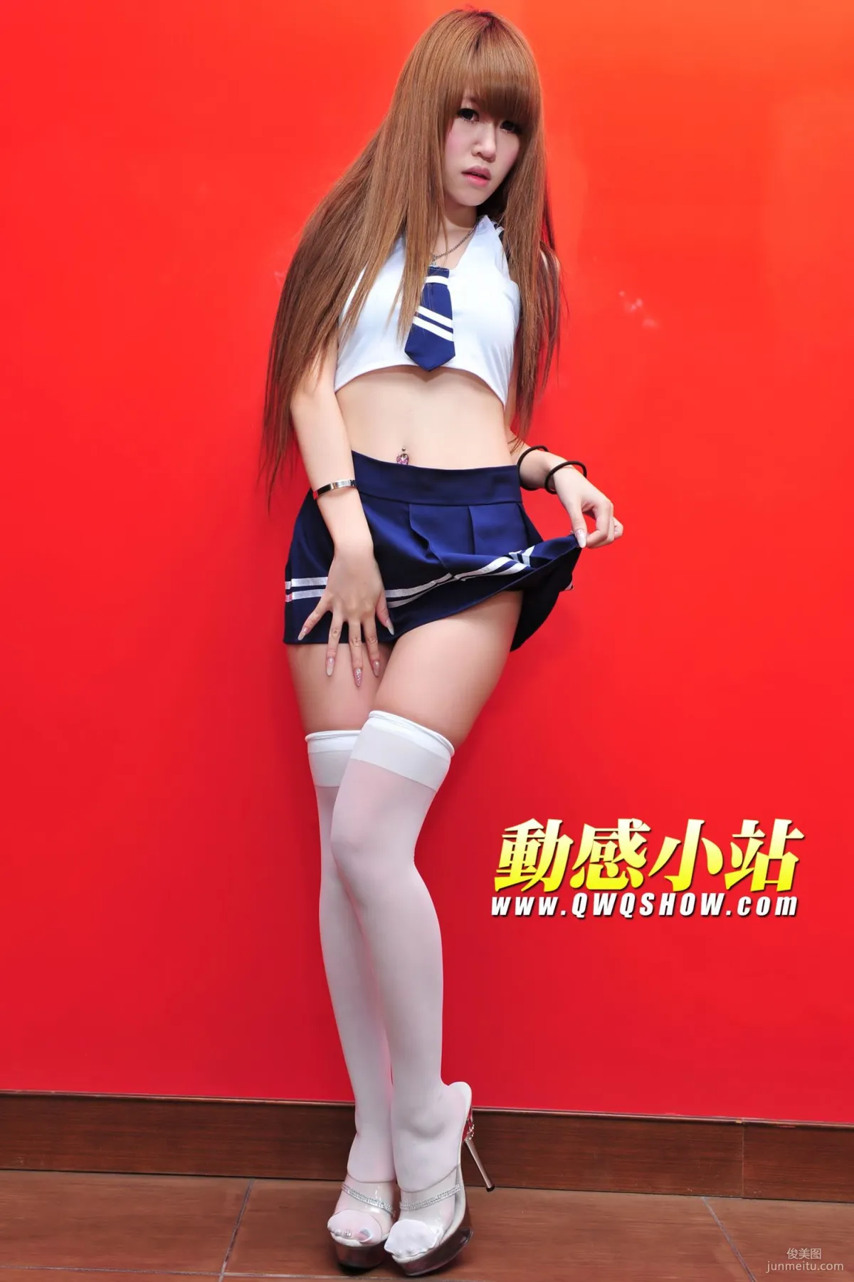 動感之星 丁丁《白絲校服妹子》 [動感小站] NO.141 寫真集 21