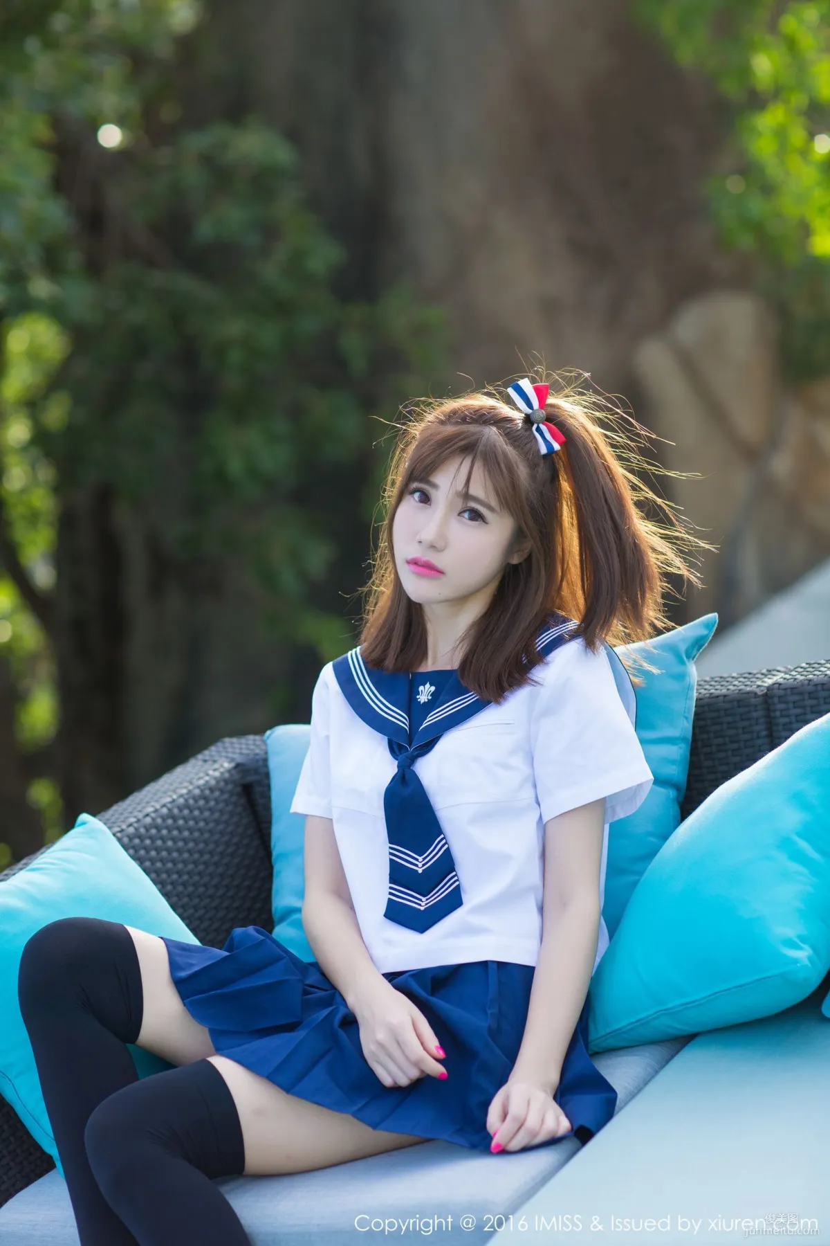 Sandy陳天揚《清純校服系列+性感比基尼》 [愛蜜社IMiss] Vol.134 寫真集 28