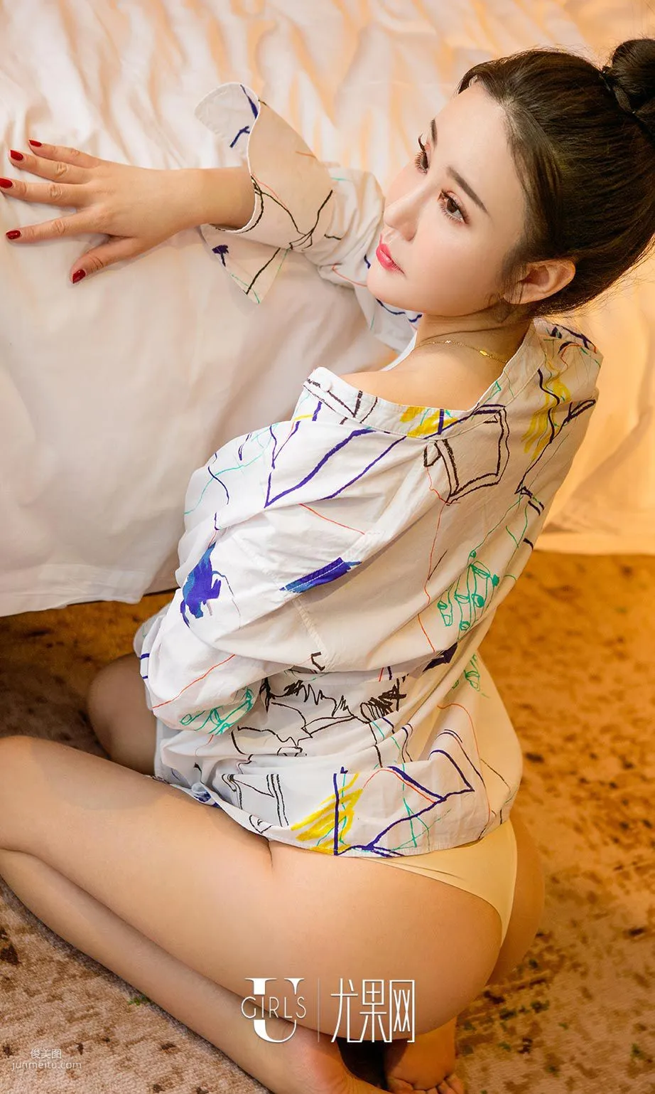 赫連露娜《典雅丸子頭》 [尤果圈] No.642 寫真集 9