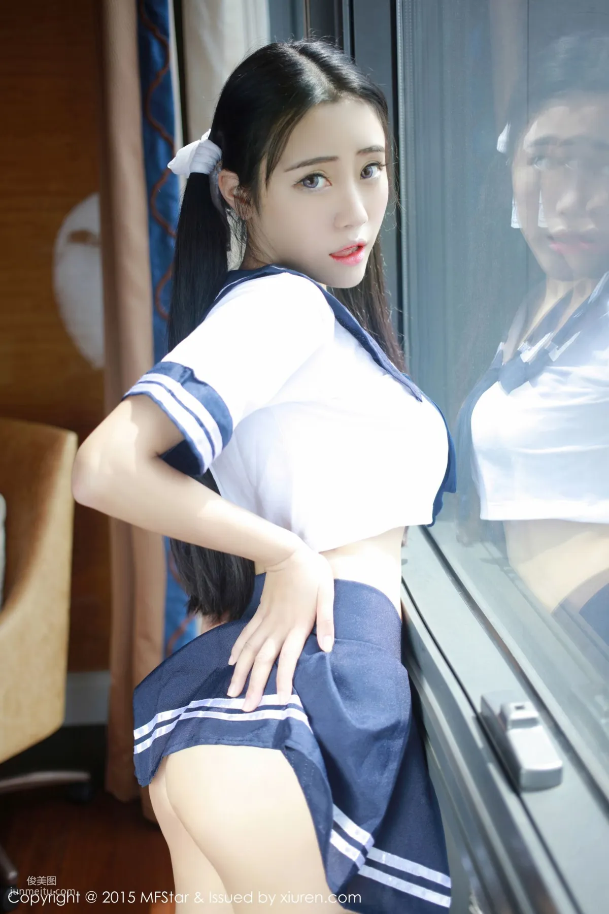兜豆靓Youlina《3套性感制服系列》 [模範學院MFStar] Vol.032 寫真集 7