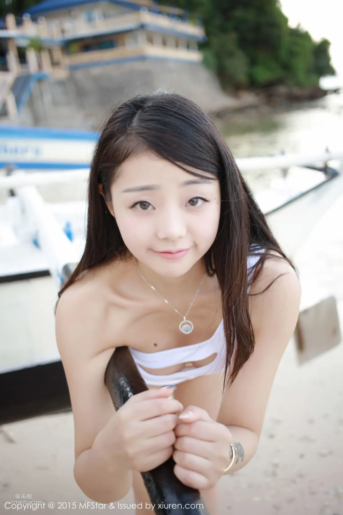 佘貝拉bella《長灘旅拍》2套比基尼系列 [模範學院MFStar] Vol.016 寫真集 43
