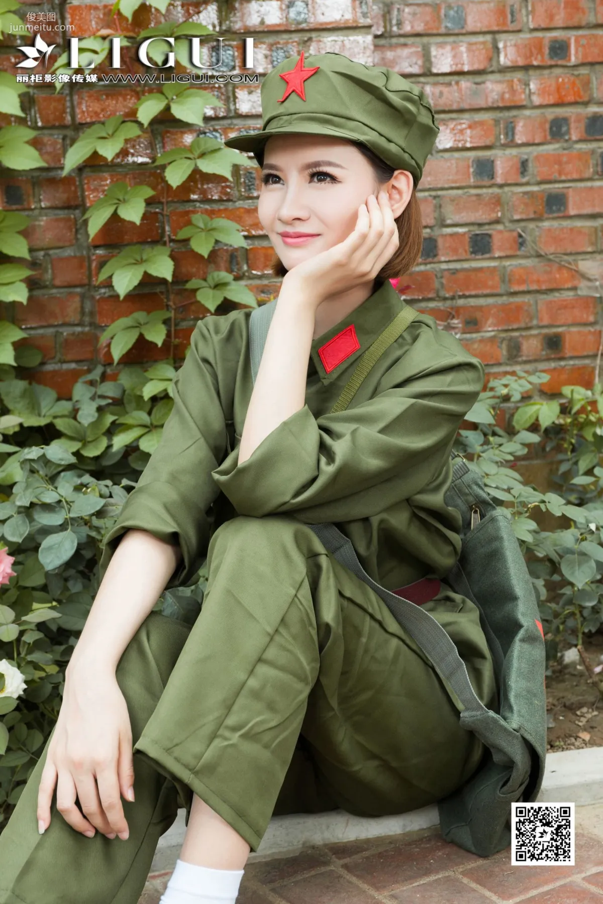 AMY《民国女兵》 [丽柜] 写真集19