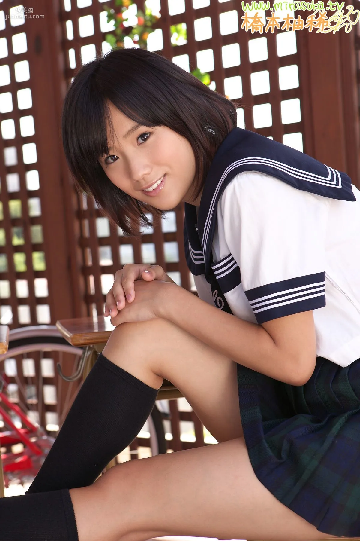 橋本柚稀 制服ギャラリ 第一部 [Minisuka.tv] 寫真集 77