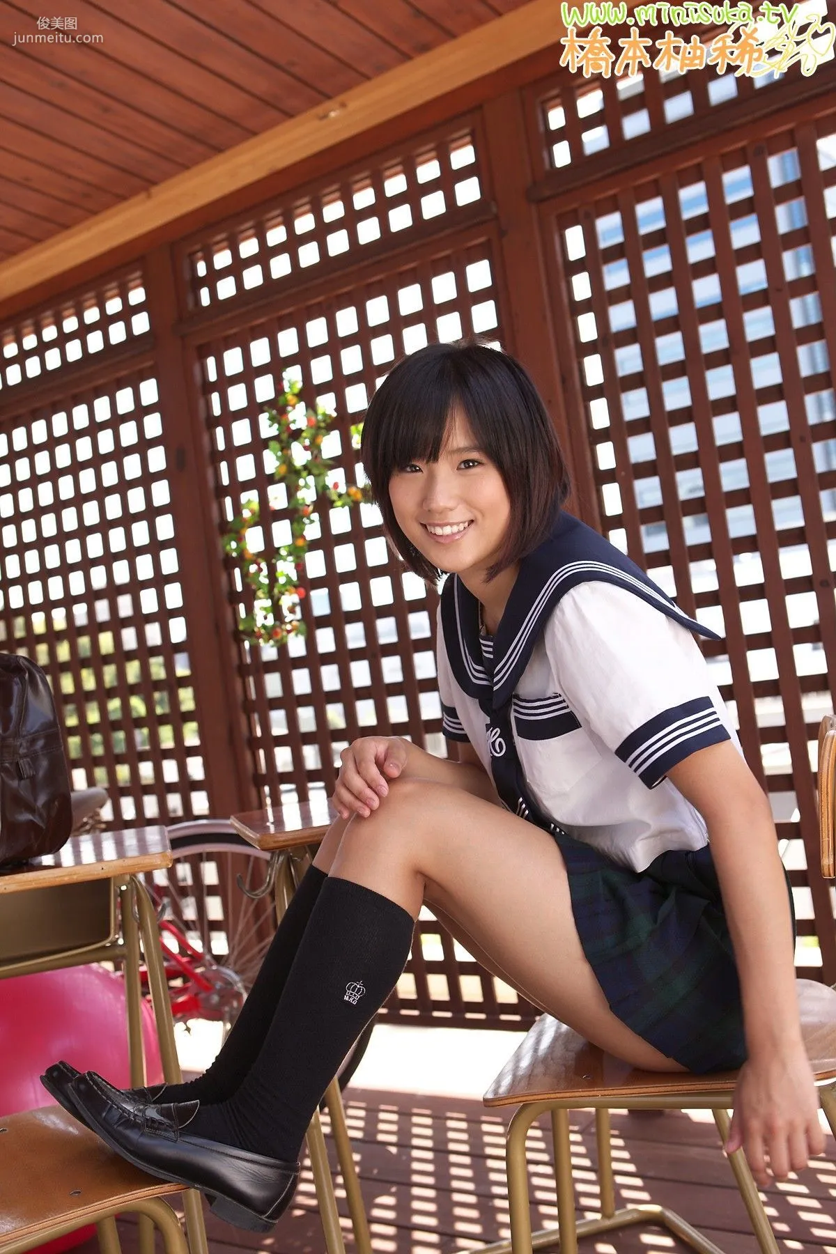 橋本柚稀 制服ギャラリ 第一部 [Minisuka.tv] 寫真集 78